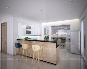 nội thất văn phòng kết hợp nhà ở