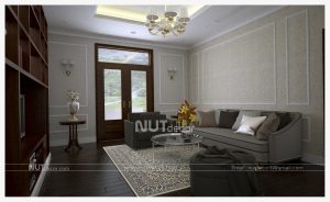 thiết kế nội thất biệt thự hòa bình