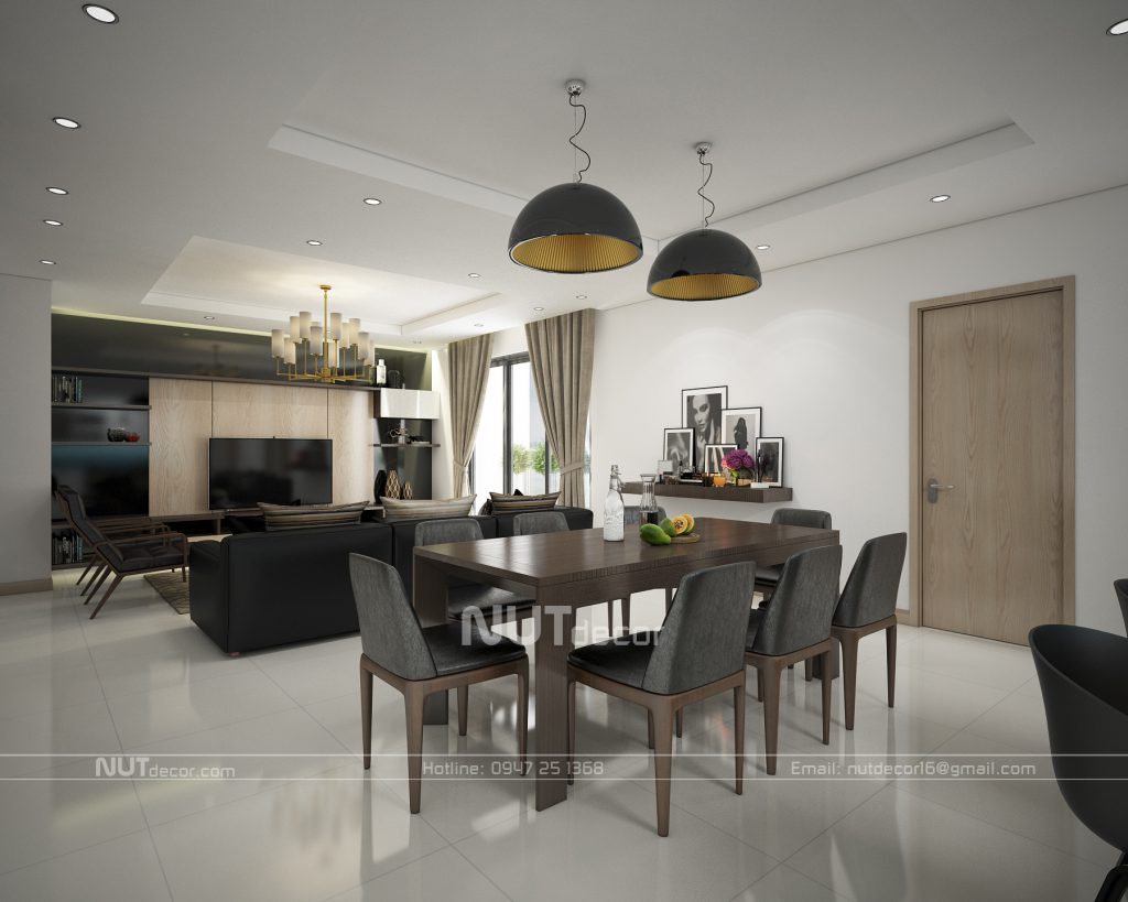 thiết kế nội thất căn hộ gold tower