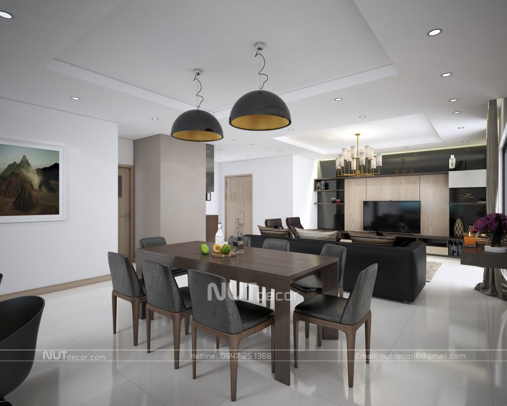 thiết kế nội thất căn hộ gold tower