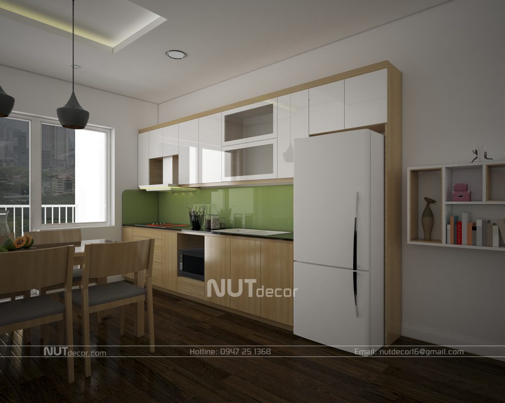 thiết kế nội thất căn hộ hh3 linh đàm