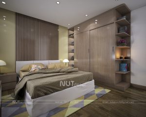 thiết kế nội thất căn hộ 2 phòng ngủ