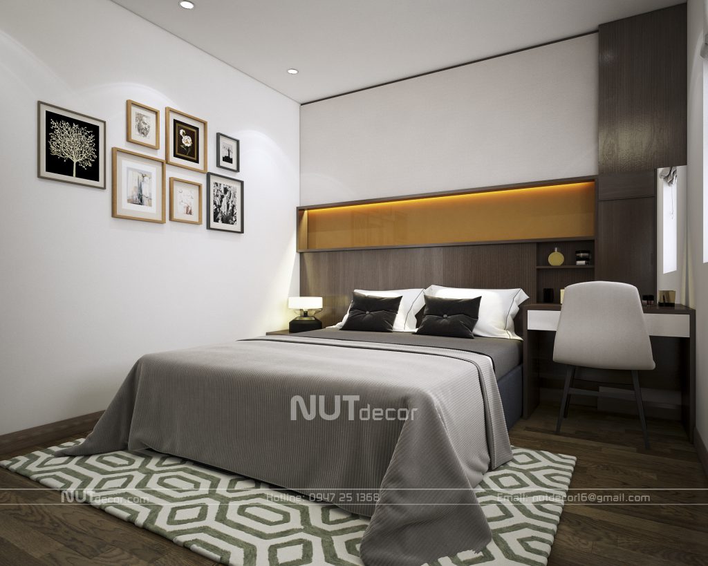 thiết kế nội thất căn hộ 2 phòng ngủ