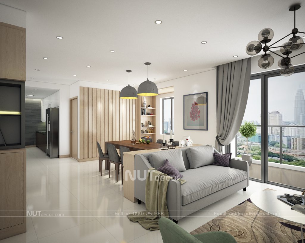 thiết kế nội thất căn hộ golden palm
