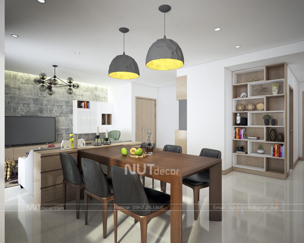 thiết kế nội thất căn hộ golden palm