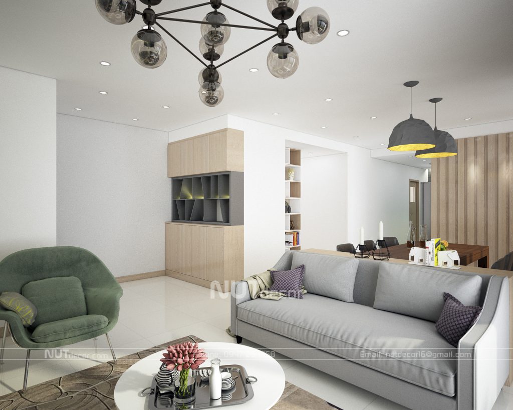 thiết kế nội thất căn hộ golden palm