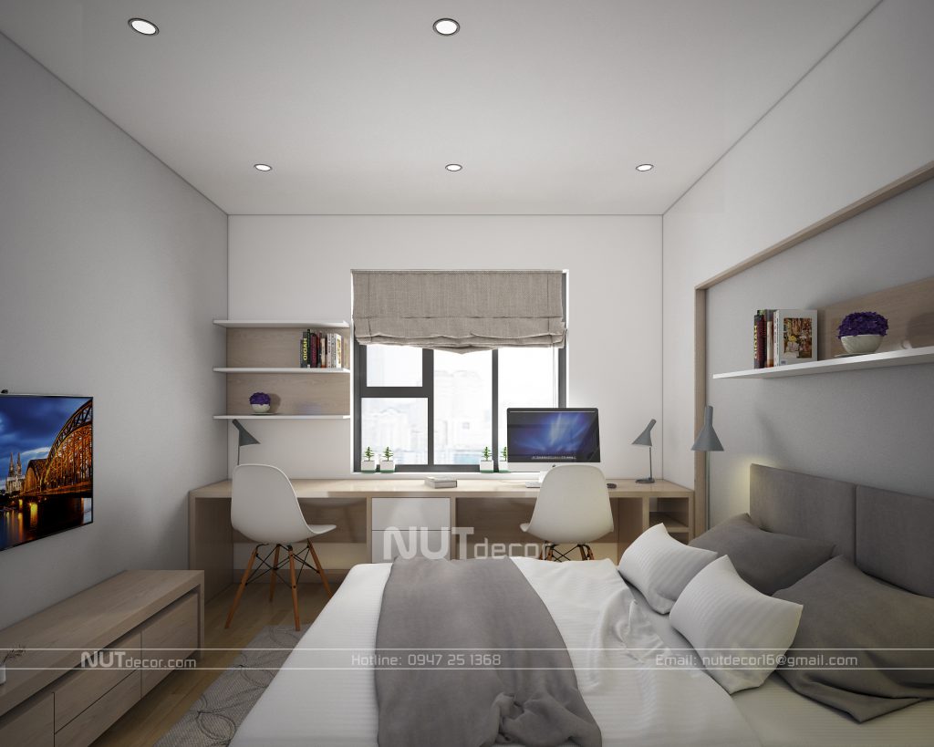 thiết kế nội thất căn hộ tứ hiệp plaza