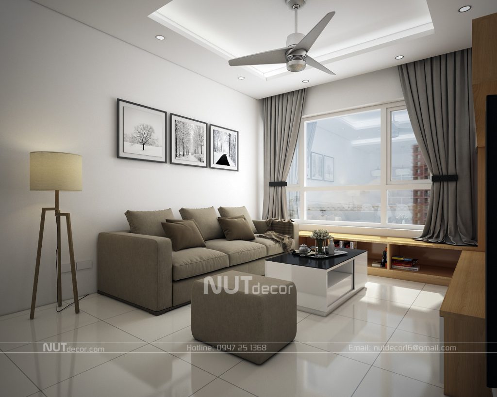 thiết kế nội thất căn hộ viện bỏng 103