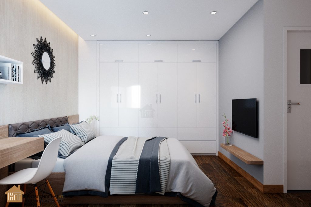 thiết kế nội thất căn hộ viện bỏng 103