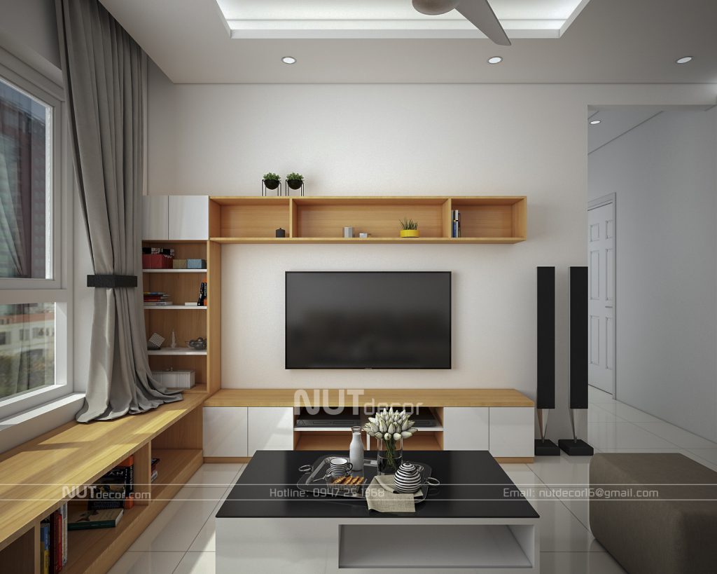 thiết kế nội thất căn hộ viện bỏng 103