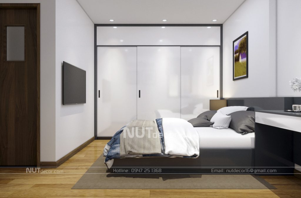 thiết kế nội thất căn hộ xuân mai complex