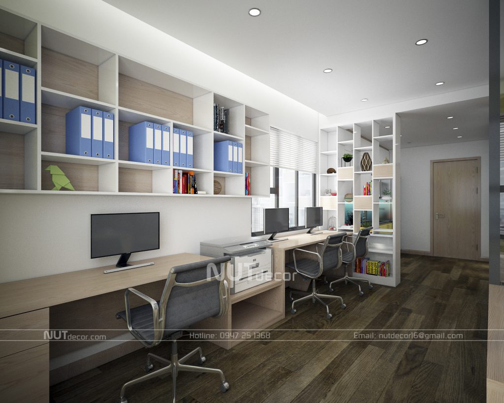 thiết kế nội thất văn phòng cầu giấy
