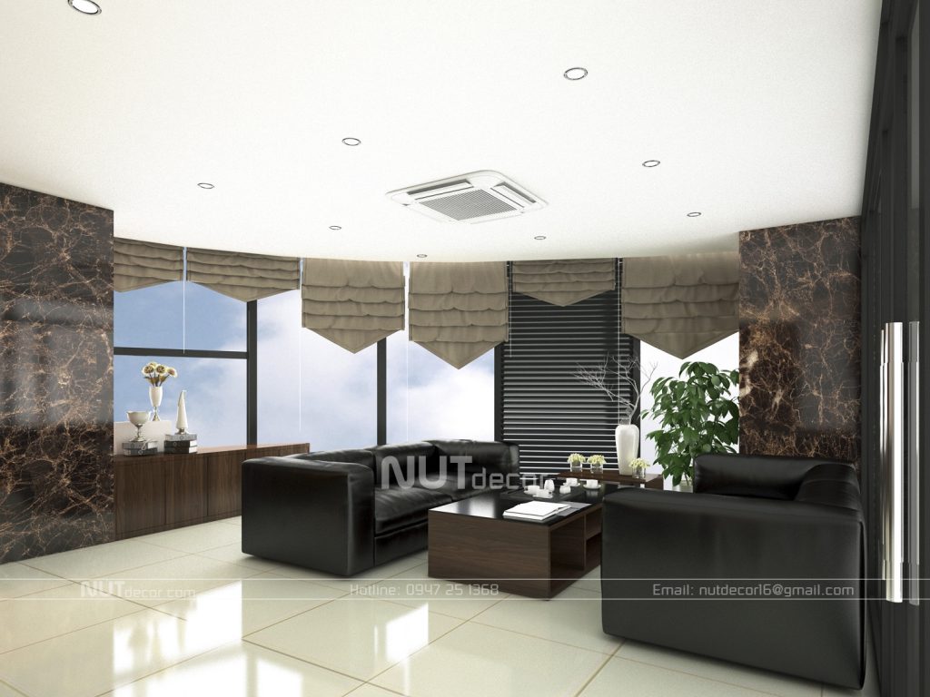 thiết kế nội thất văn phòng lecmax