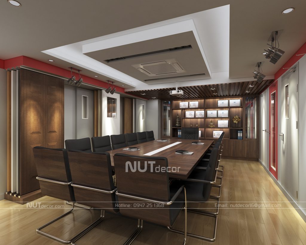 thiết kế nội thất văn phòng lecmax
