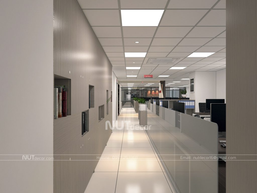 thiết kế nội thất văn phòng lecmax