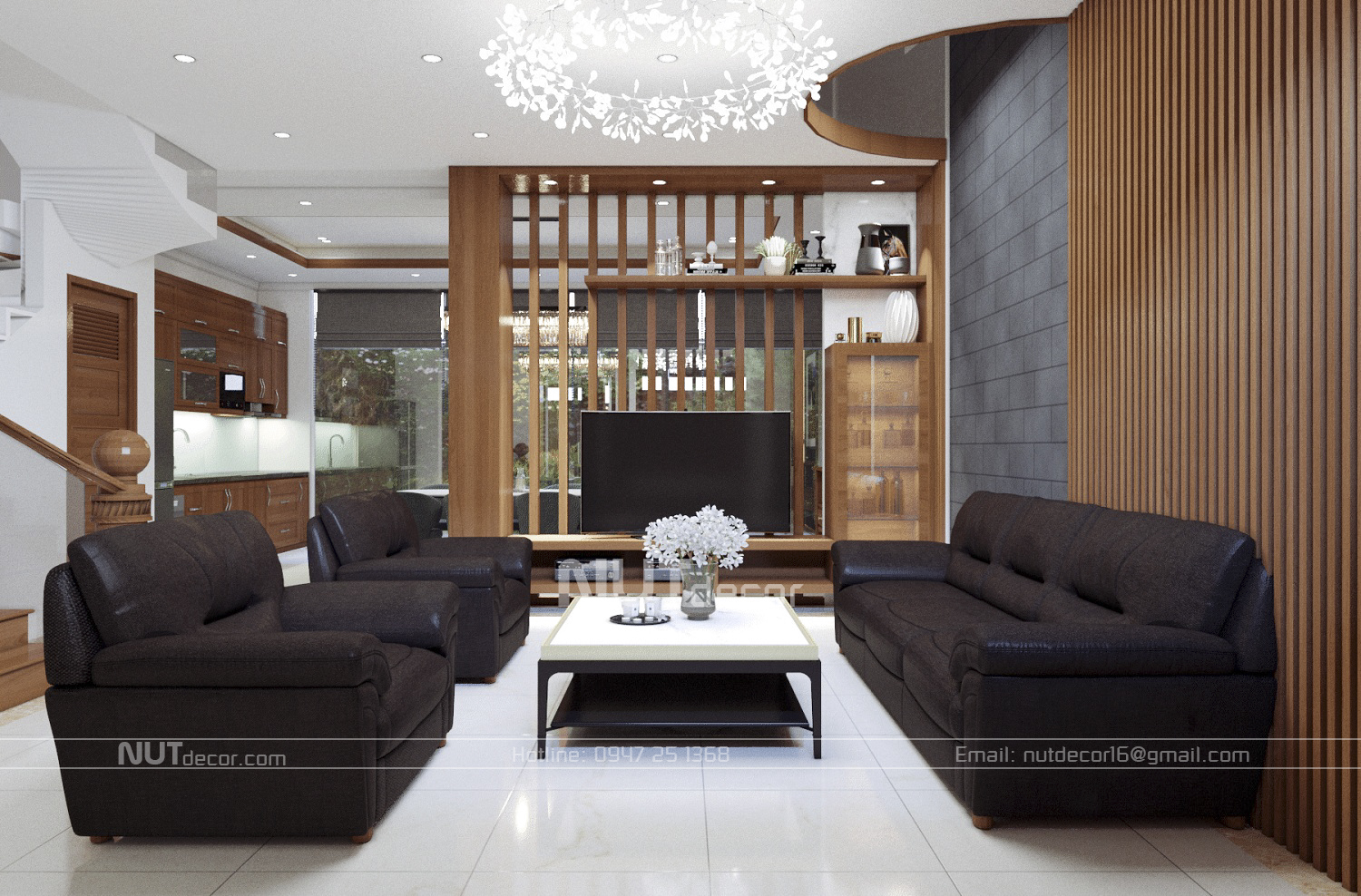Thiết kế nội thất biệt thự Bắc Ninh