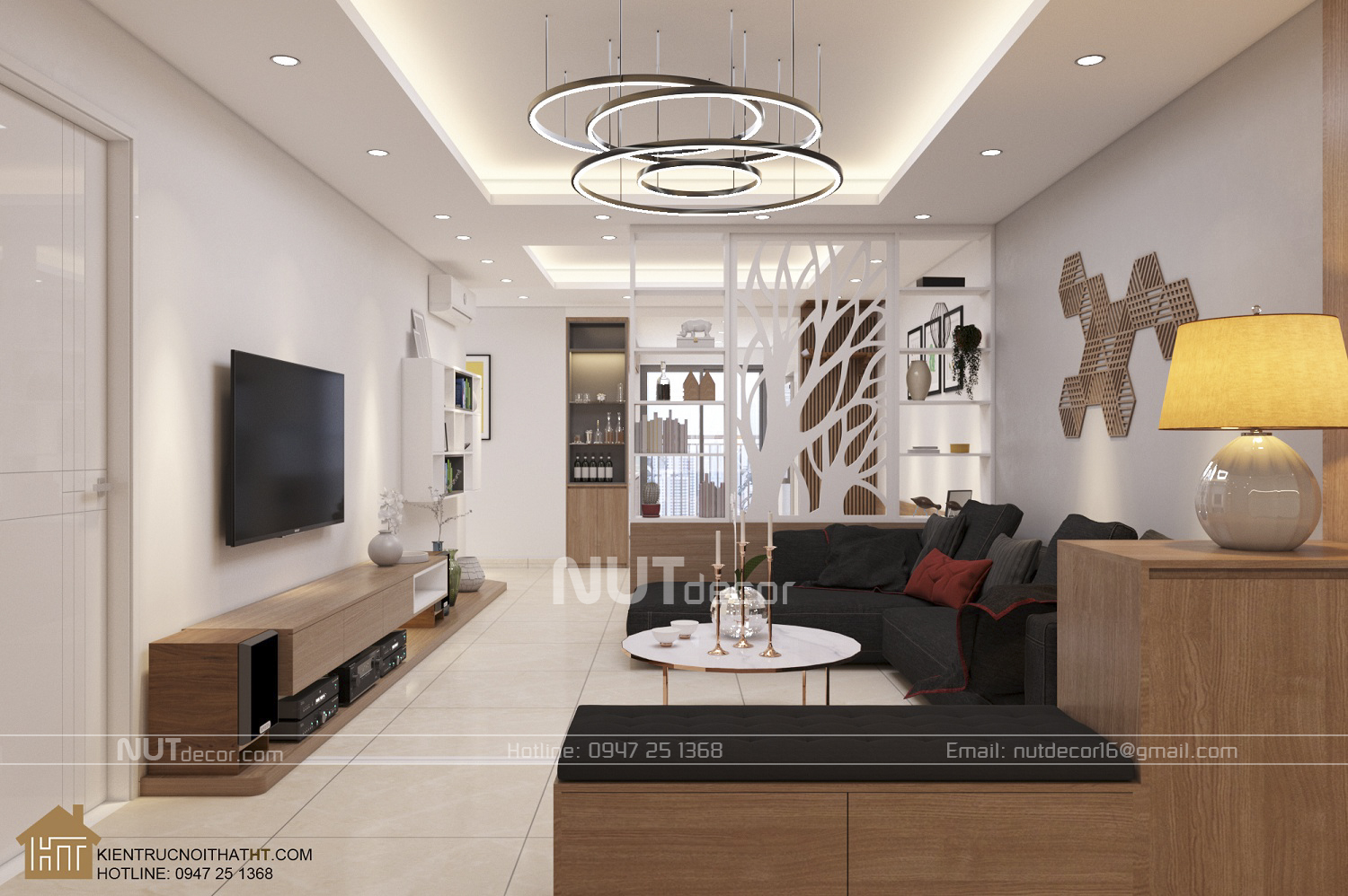 Thiết kế nội thất căn hộ Vinhomes Ocean Gia Lâm