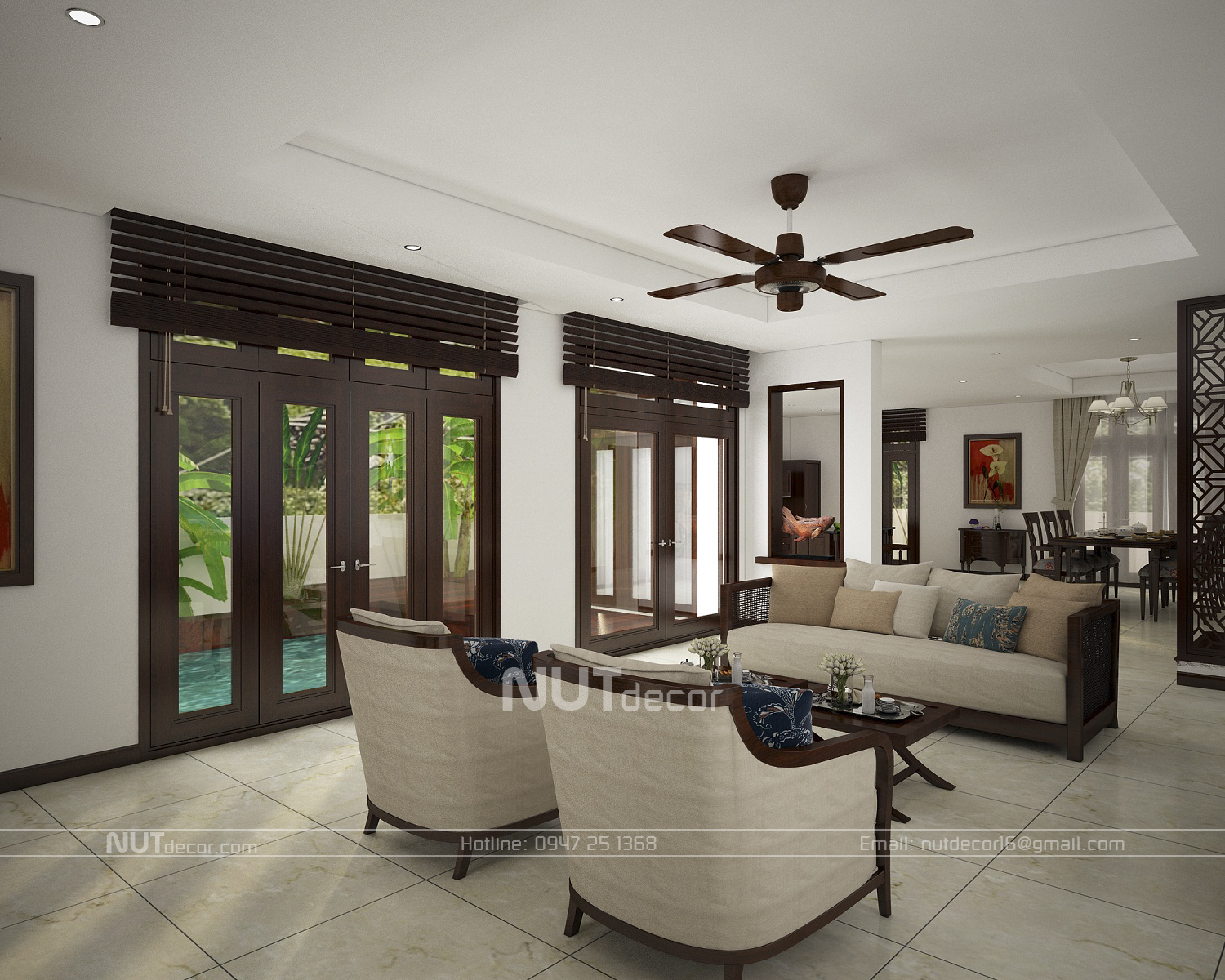 Thiết kế nội thất Resort Furama Đà Nẵng